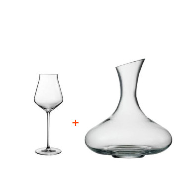 Buy 12 pcs Reveal Up 40cl Stem Glass Get 75cl Grandezza Decanter Free