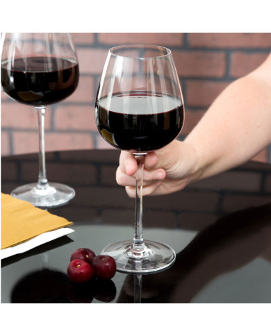 Buy 12pcs Grands Cepages 47cl Stem Glass Get 50cl Ypsilon Wine Carafe Free