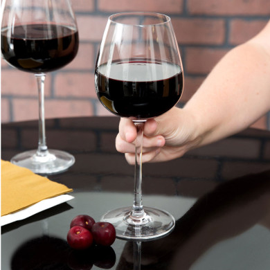 Buy 12pcs Grands Cepages 47cl Stem Glass Get 50cl Ypsilon Wine Carafe Free