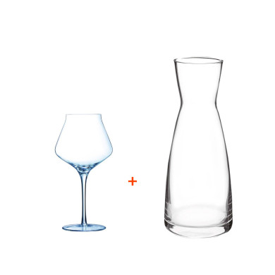 Buy 12 pcs Reveal Up 45cl Stem Glass Get 50cl Ypsilon Decanter Free