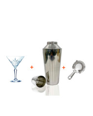 Buy 12pcs Broadway 21cl Martini Stem Glass Get 82.7cl Cocktail Shaker and Strainer Free