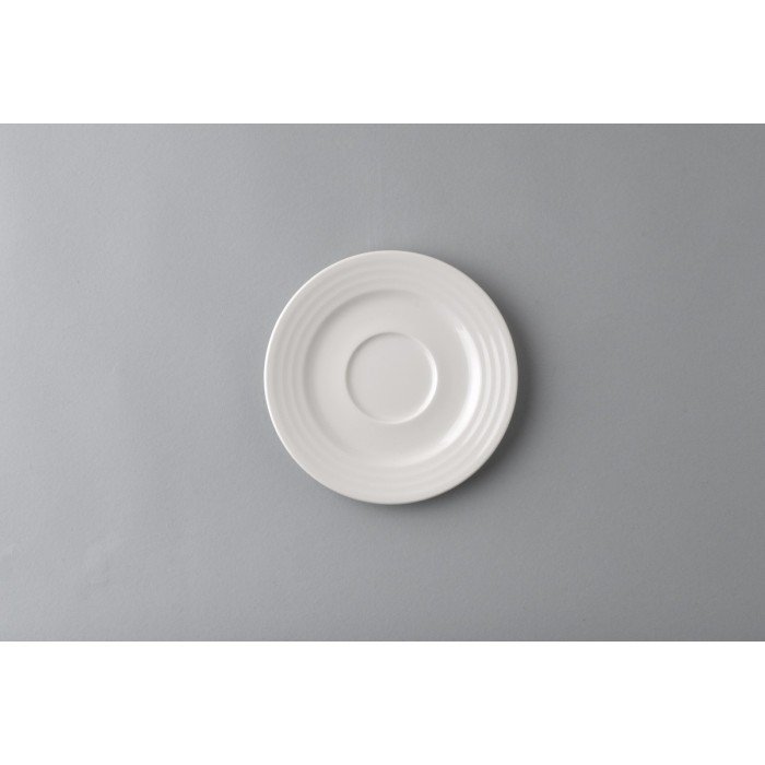 Saucer round ivory glazed Ø 15 cm Rondo Rak