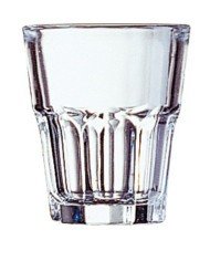 Shot glass cone-shaped transparent glass tempered Ø 5 cm Granity Arcoroc