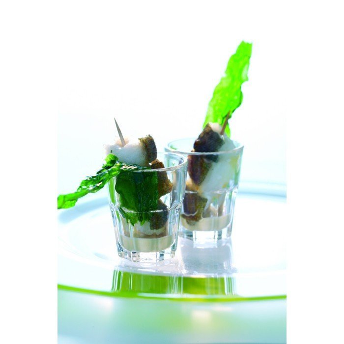 Shot glass cone-shaped transparent glass tempered Ø 5 cm Granity Arcoroc
