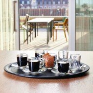 Espresso cup round transparent glass tempered 9 cl Ø 8.4 cm Voluto Arcoroc