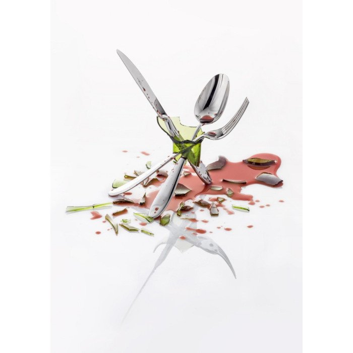 Serrated monobloc table knife 23.6 cm Anzo Eternum