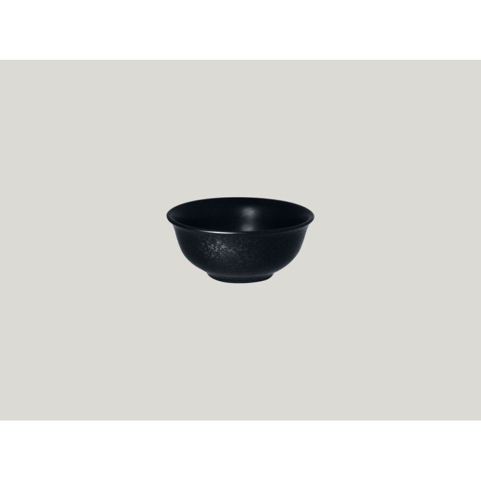 Bowl round black glazed Ø 9 cm Karbon Rak