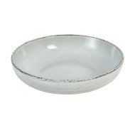 Soup plate round grey stoneware Ø 22 cm Sky Pro.mundi