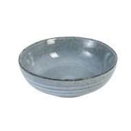 Dish round blue stoneware Ø 14 cm Sky Pro.mundi