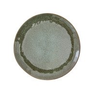 Dinner plate round green stoneware Ø 28 cm Sky Pro.mundi