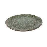 Dinner plate round green stoneware Ø 20 cm Sky Pro.mundi