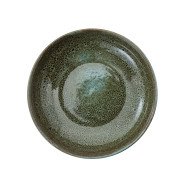 Soup plate round green stoneware Ø 22 cm Sky Pro.mundi