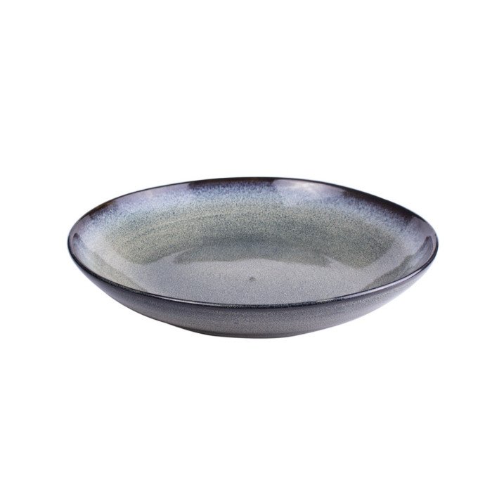 Soup plate round grey stoneware Ø 23 cm Galaxy Pro.mundi