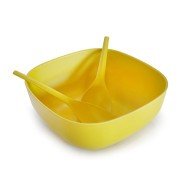 Salad bowl square yellow 28 cm Gusto Unica Terra