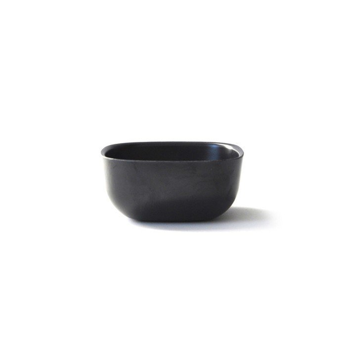 Bowl square black 10 cm Gusto Unica Terra