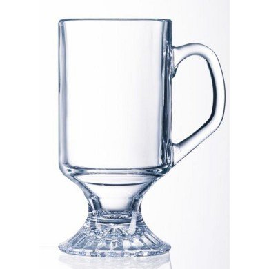 Mug round transparent glass tempered 29 cl Ø 7.15 cm Arcoroc