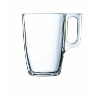 Mug round transparent glass tempered 32 cl Ø 10.66 cm Voluto Arcoroc