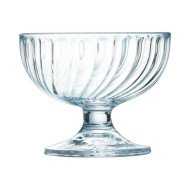 Ice cream bowl round transparent glass Ø 11.7 cm Sorbet Arcoroc