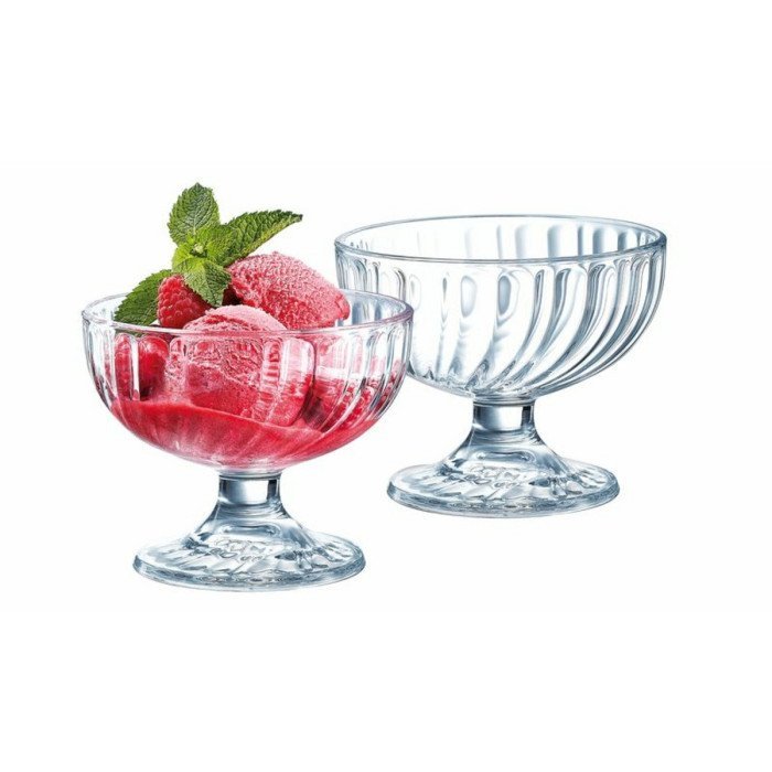 Ice cream bowl round transparent glass Ø 11.7 cm Sorbet Arcoroc