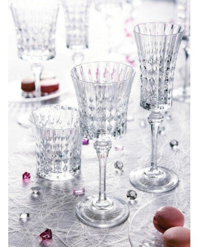 Stemmed glass 27 cl Lady Diamond Cristal D'arques