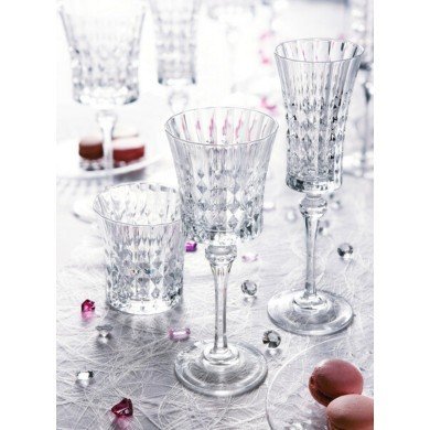 Stemmed glass 27 cl Lady Diamond Cristal D'arques