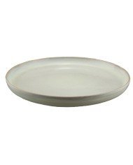 FLAT PLATE D27CM STONEWARE PEARL PRO.MUNDI 