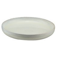 FLAT PLATE D27CM STONEWARE PEARL PRO.MUNDI 