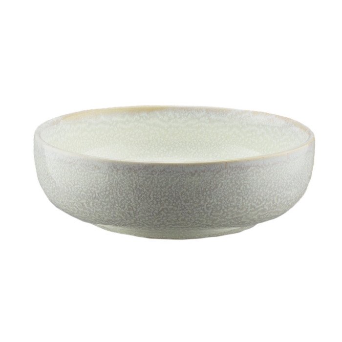 ROUND BOWL 25CL D13CM STONEWARE PEARL PRO.MUNDI 