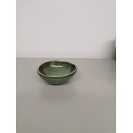 Bowl round green stoneware Ø 8.3 cm Sky Pro.mundi