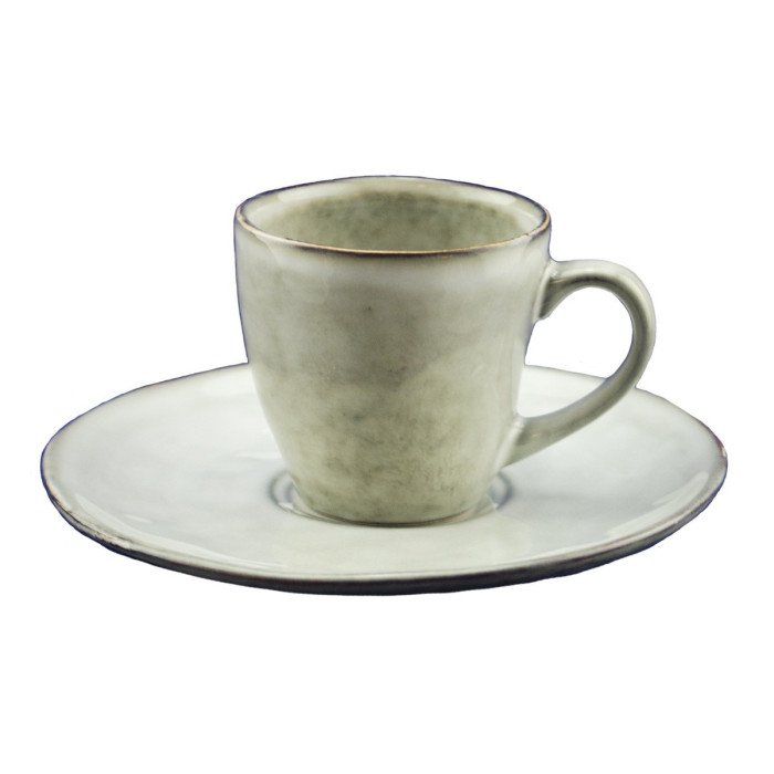 Espresso cup grey stoneware 9 cl Ø 6.2 cm Sky Pro.mundi