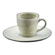 Espresso cup grey stoneware 9 cl Ø 6.2 cm Sky Pro.mundi