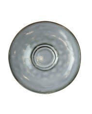 Saucer round blue stoneware Ø 14 cm Sky Pro.mundi