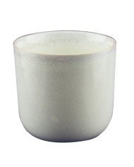 Glass round Beige rosé stoneware 9 cl Ø 6.2 cm Pearl Pro.mundi