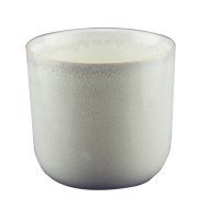 Glass round Beige rosé stoneware 9 cl Ø 6.2 cm Pearl Pro.mundi