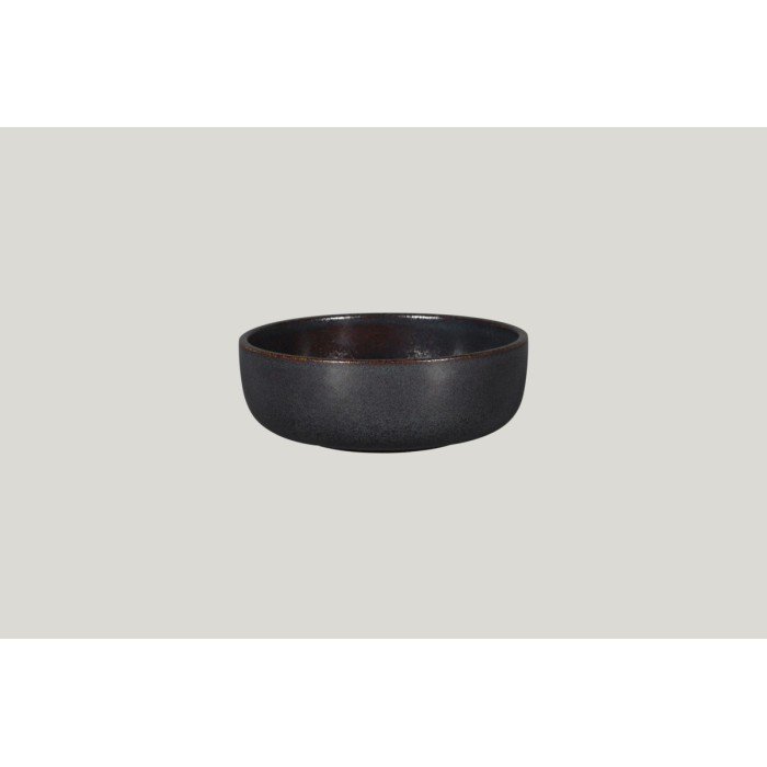 Bowl round black porcelain Ø 16 cm Rakstone Ease Rak