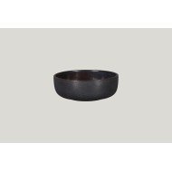 Bowl round black porcelain Ø 16 cm Rakstone Ease Rak
