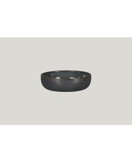 Soup plate round black porcelain Ø 16 cm Rakstone Ease Rak