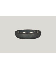 Soup plate round black porcelain Ø 20 cm Rakstone Ease Rak