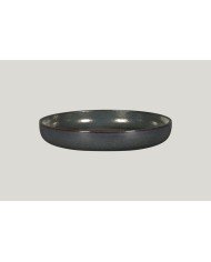 Soup plate round black porcelain Ø 28 cm Rakstone Ease Rak