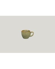 Espresso cup green porcelain 8 cl Ø 6.5 cm Rakstone Spot Rak