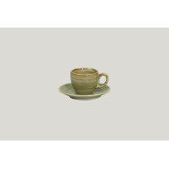 Espresso cup green porcelain 8 cl Ø 6.5 cm Rakstone Spot Rak