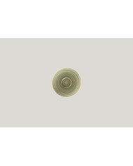 Expresso saucer round green porcelain Ø 12.5 mm Rakstone Spot Rak