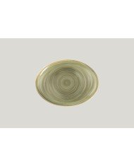 Dish oval green porcelain 26 cm Rakstone Spot Rak