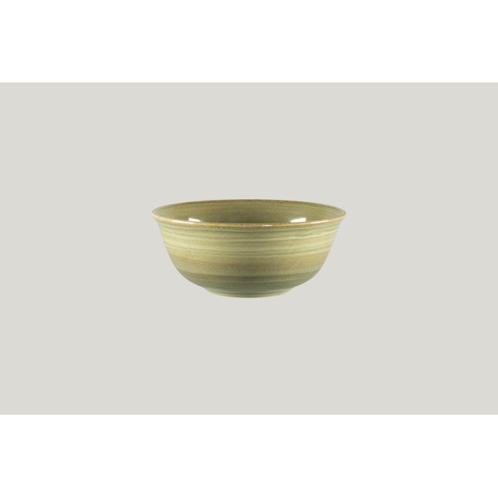 Bowl round green porcelain Ø 16 cm Rakstone Spot Rak