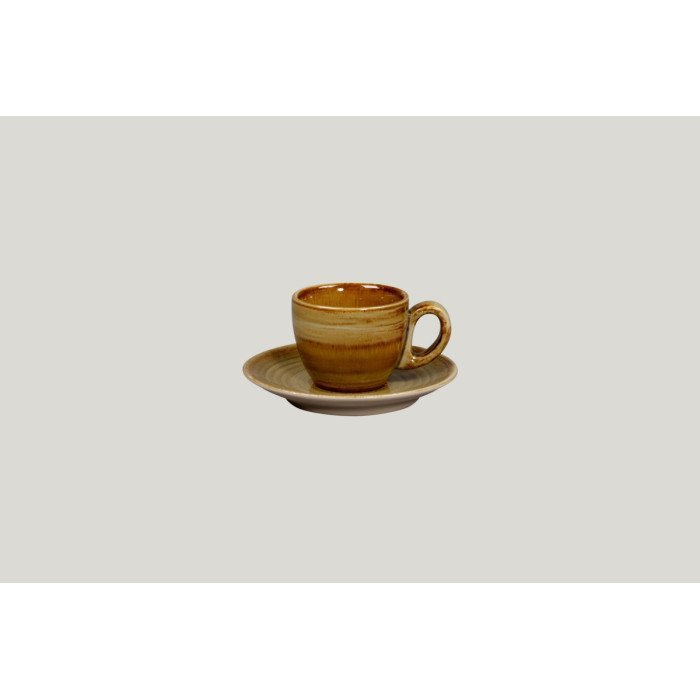 Espresso cup beige porcelain 8 cl Ø 6.5 cm Rakstone Spot Rak