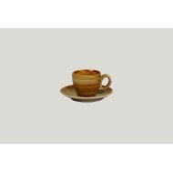 Espresso cup beige porcelain 8 cl Ø 6.5 cm Rakstone Spot Rak