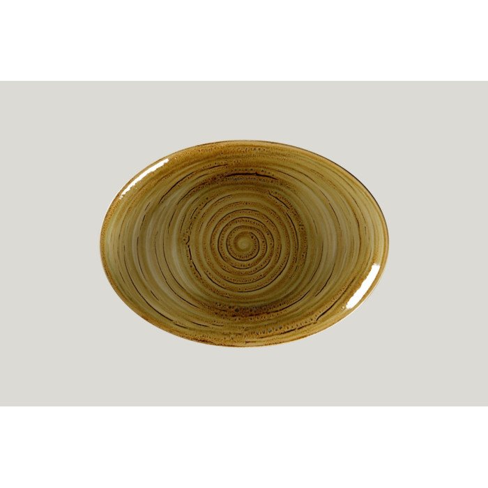 Dish oval beige porcelain 32 cm Rakstone Spot Rak