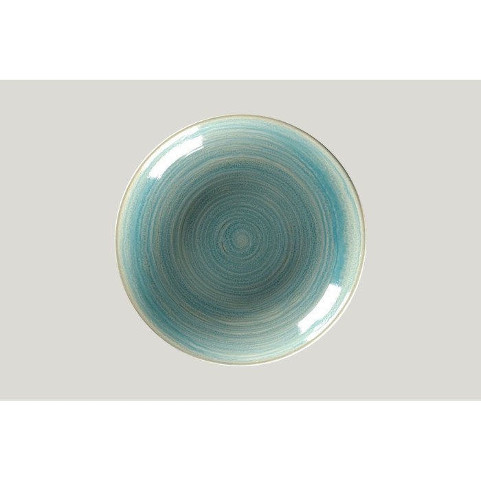 Soup plate round blue porcelain Ø 28 cm Rakstone Spot Rak