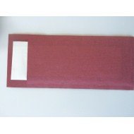 Sleeve burgundy cellulose wadding 8.5x20 cm Ecoline Pochettes  (100 pieces)