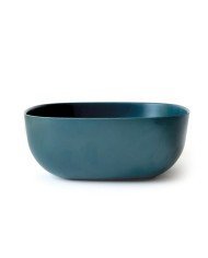 Salad bowl square green 28 cm Gusto Unica Terra